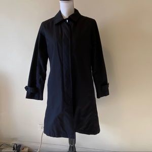 Lands’ End Black Insulated Rain Coat